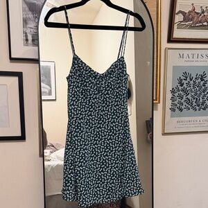 Princess Polly Green Floral Mini Dress